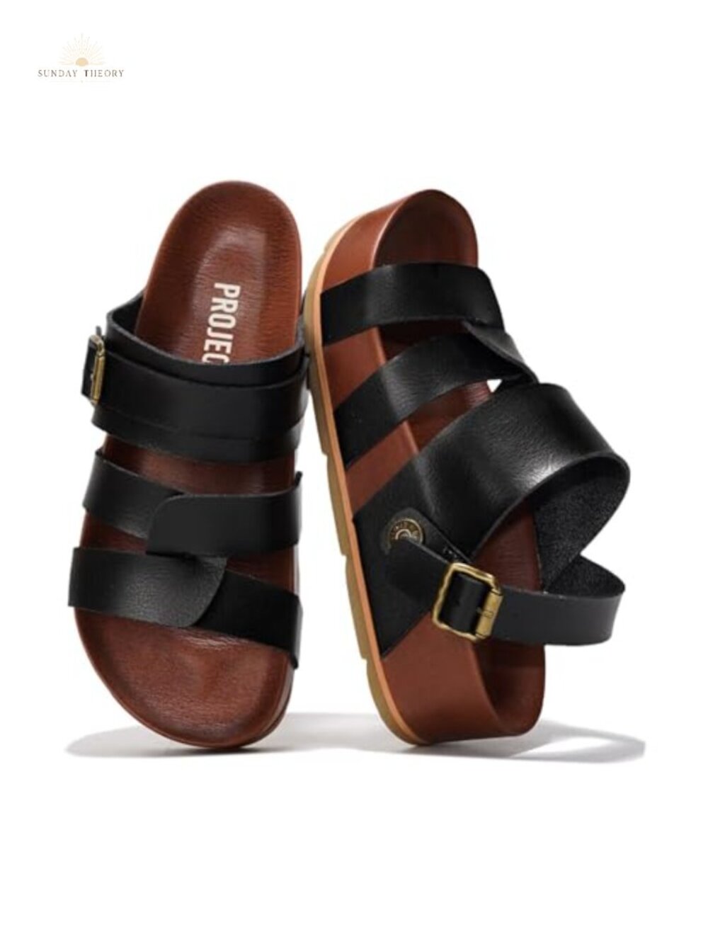 Strappy Wedge Platform Sandals for Women with Plush Memory Foam Insole Non-Slip